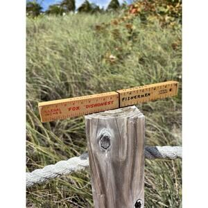 Vintage Honest/Dishonest Fisherman Floating Knife/Ruler - Sharpened